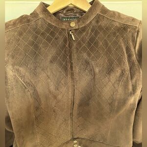 Harold’s suede leather jacket